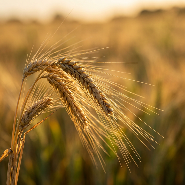 Épis d'orge dorés